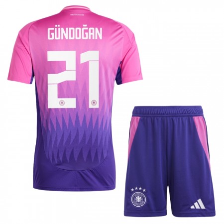 Německo Gundogan 21 Venkovní ME 2024 - Dětské Fotbalové Dresy (S/S) Německo Gundogan 21 Venkovní ME 2024 - Dětské Fotbalové Dresy (S/S)